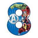 Avengers Number 8 Edible Icing Image